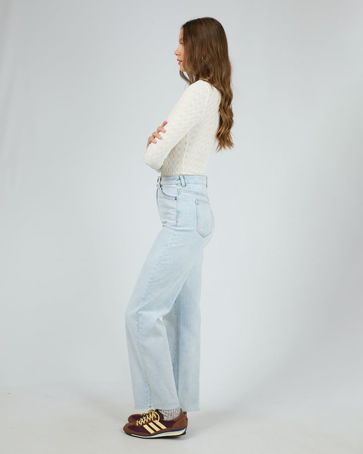 Arwen Knit Top Vintage White