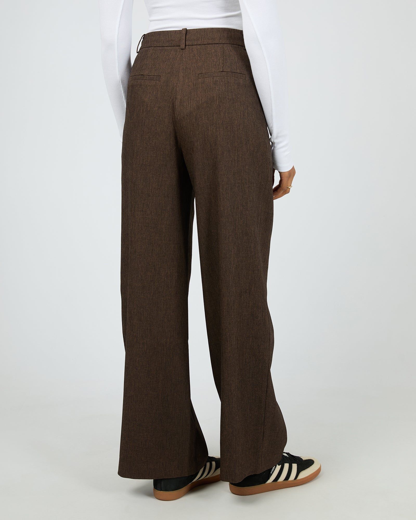 Romy Wide Leg Pant Brown – All About Eve Clothing