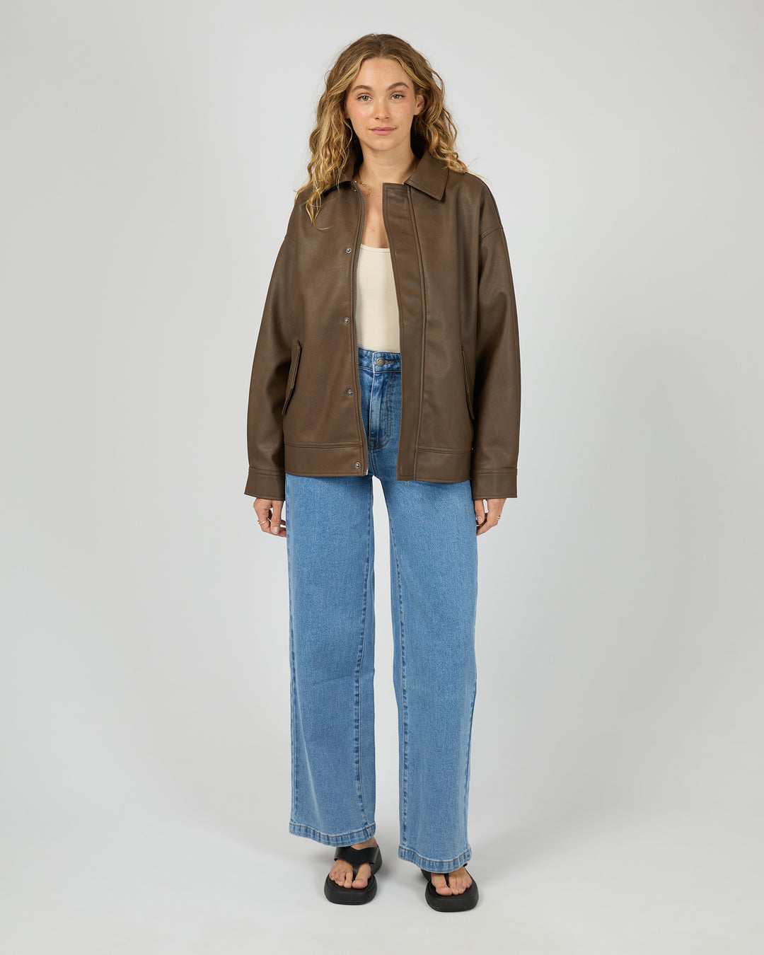 Alba Pu Bomber Brown