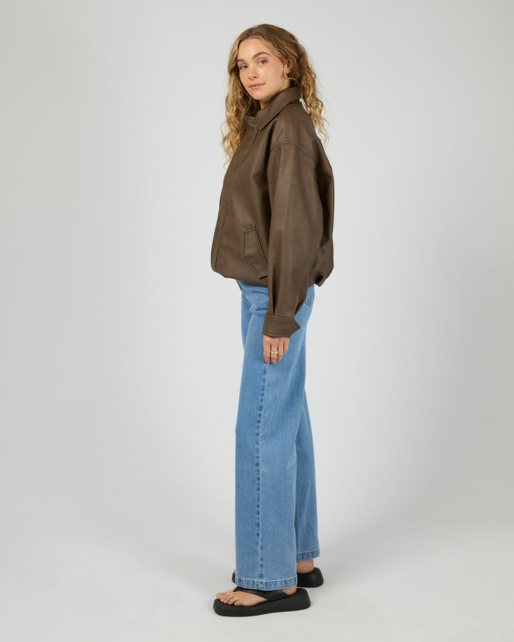 Alba Pu Bomber Brown
