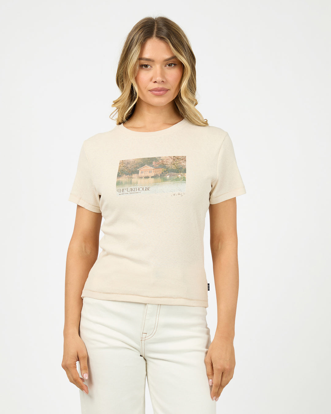 Lakehouse Baby Tee Vanilla