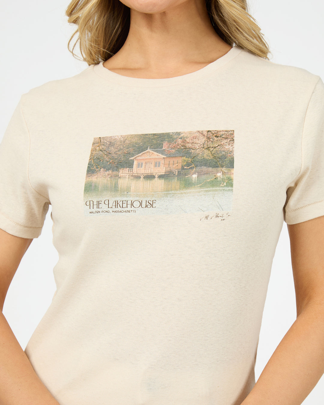 Lakehouse Baby Tee Vanilla