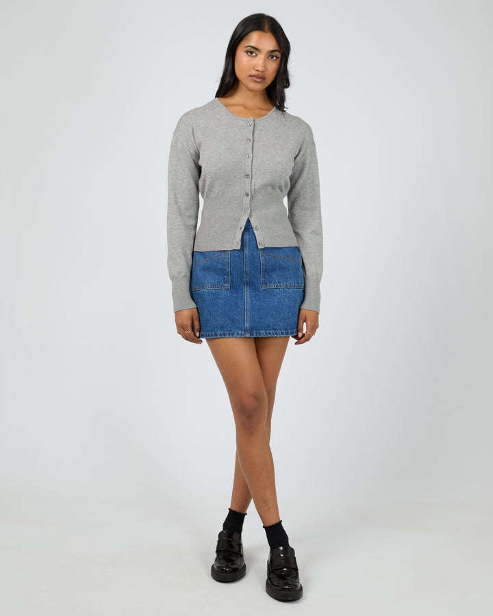Patricia Cardigan Grey Marle