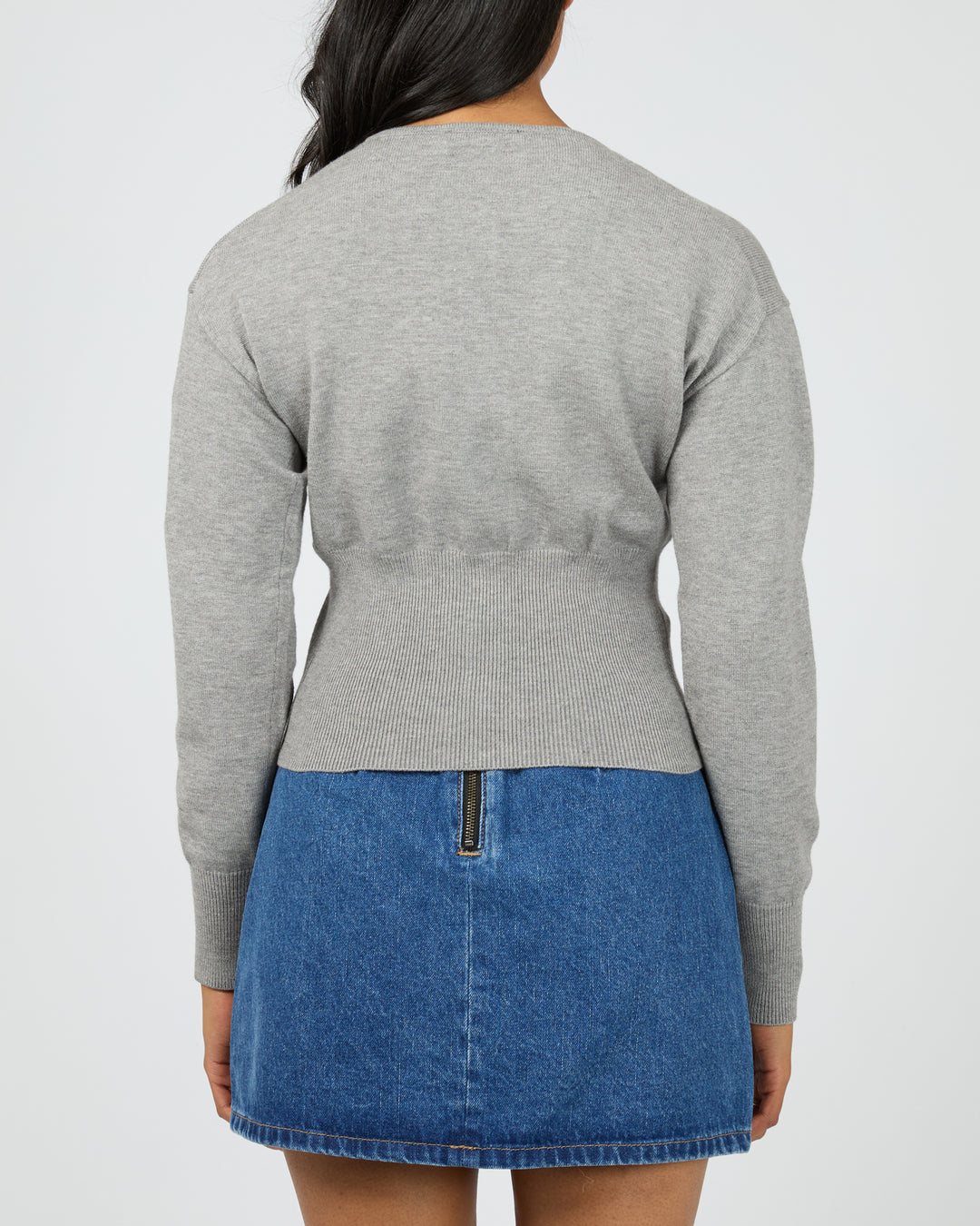 Patricia Cardigan Grey Marle