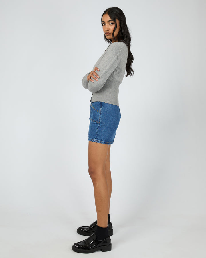 Patricia Cardigan Grey Marle