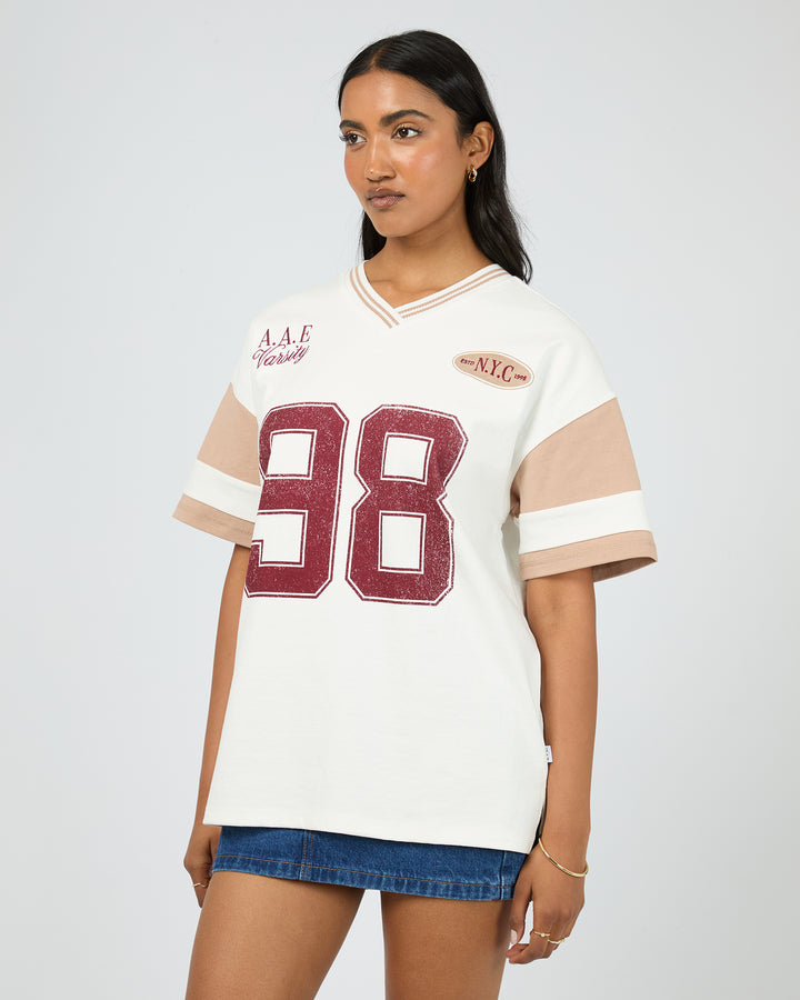 Soho V-Neck Tee Vintage White
