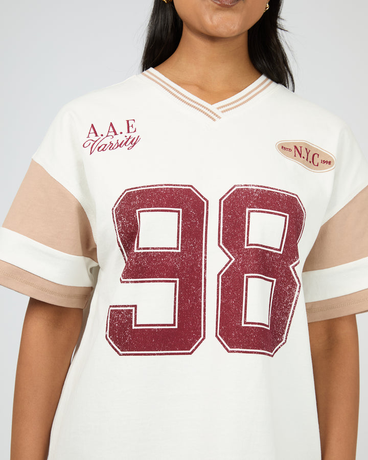Soho V-Neck Tee Vintage White
