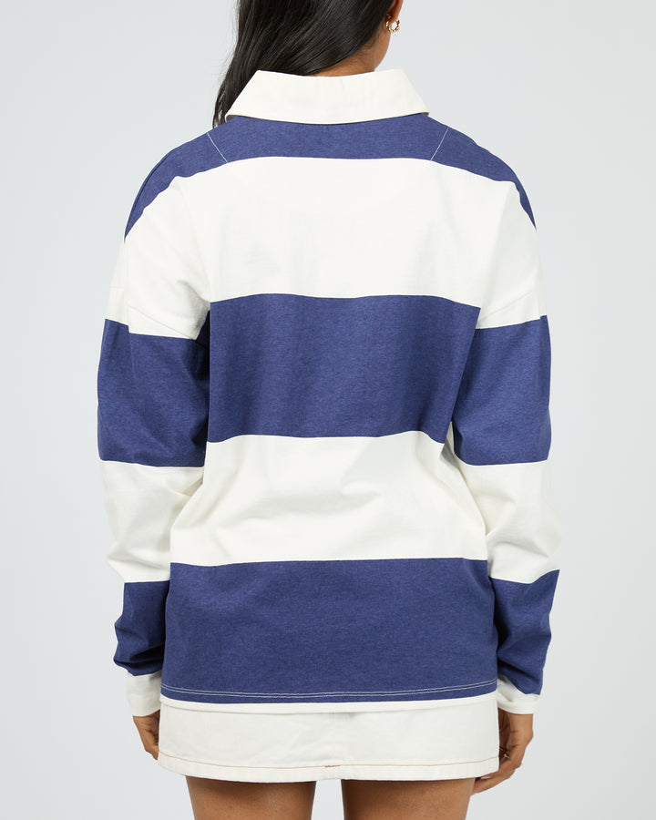 Hudson Ls Rugby Stripe