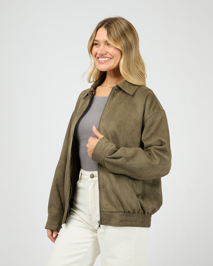 Kira Bomber Khaki