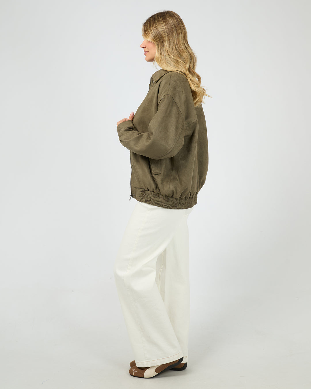 Kira Bomber Khaki