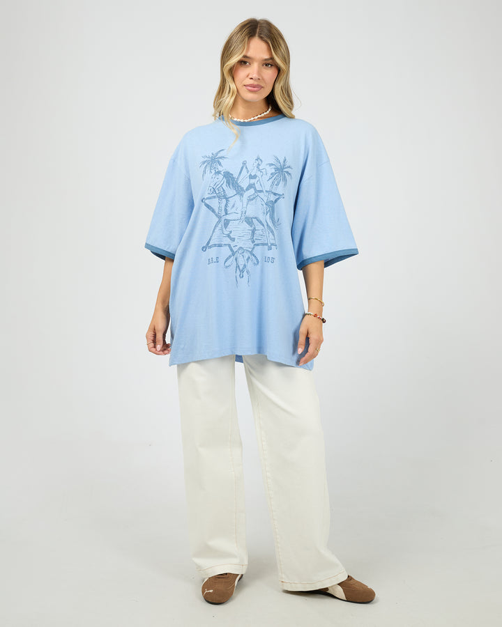 Pony Island Tee Light Blue
