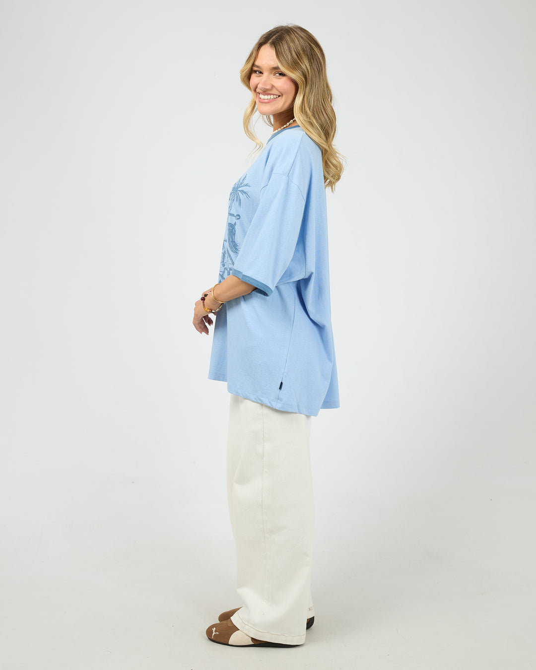 Pony Island Tee Light Blue