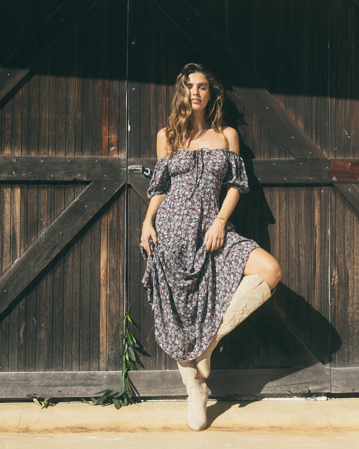 Carrie Maxi Dress Print