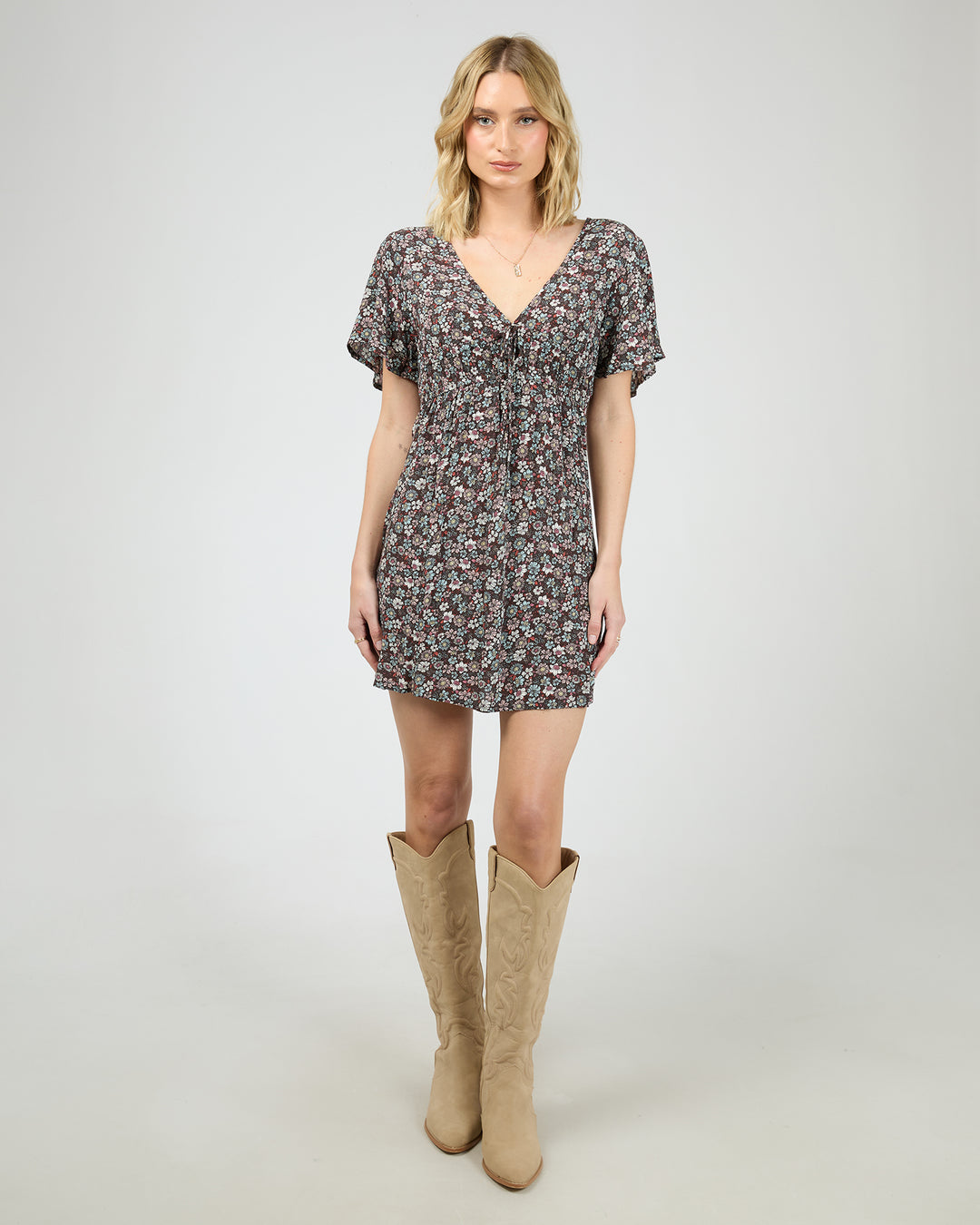 Carrie Mini Dress Print