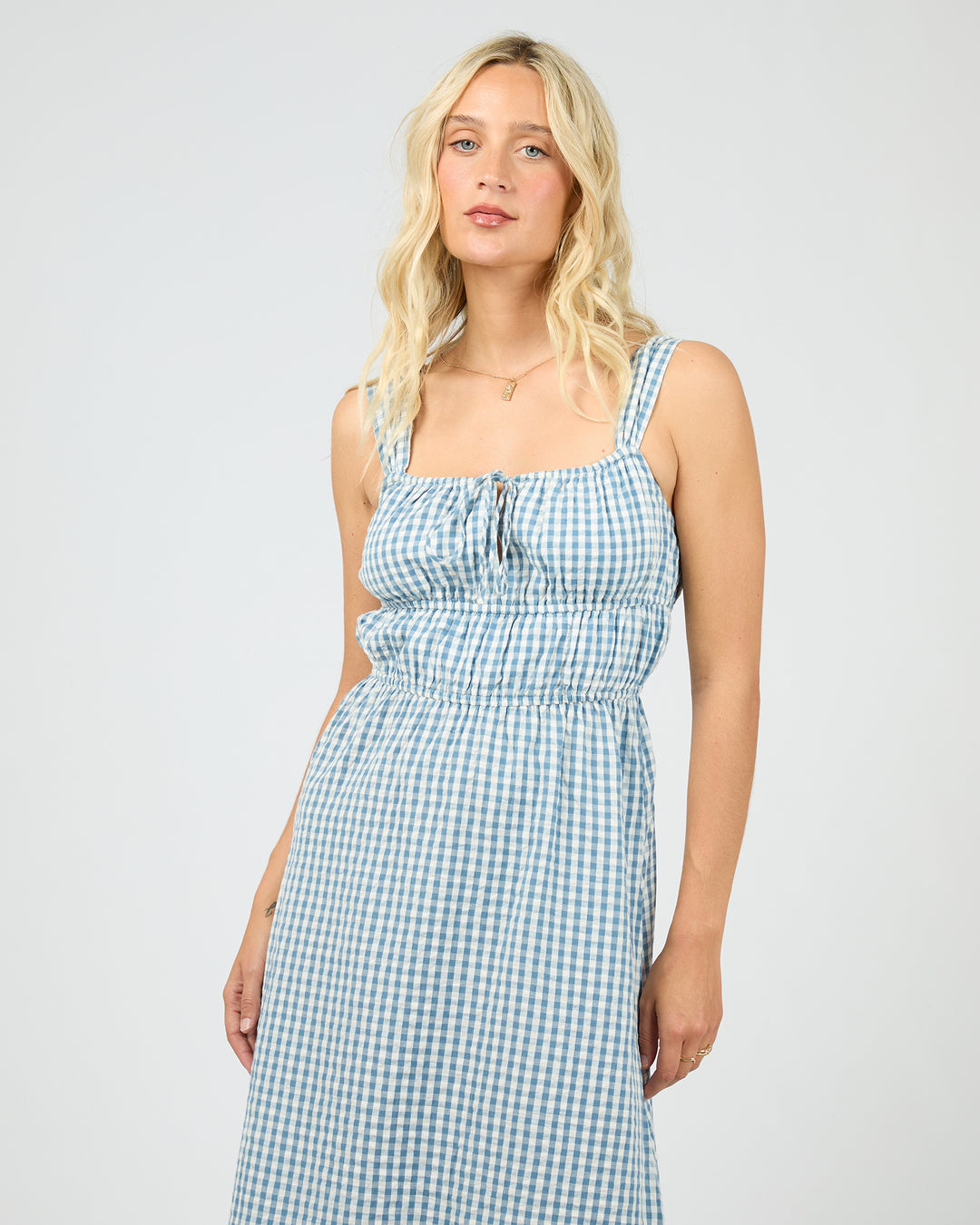 Micky Maxi Dress Check