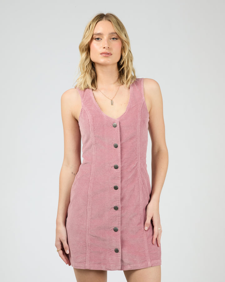 Bailey Cord Dress Quartz Pink