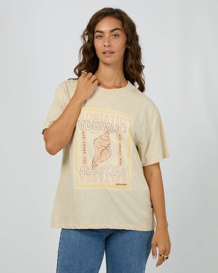 Adriatic Box Tee Natural