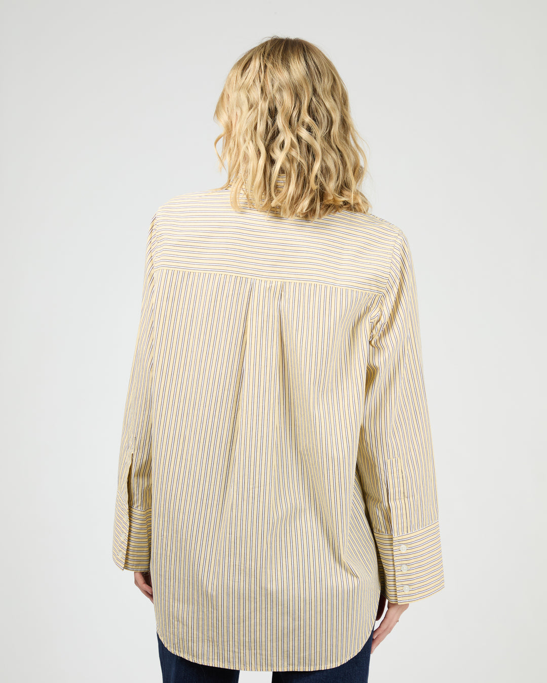 Nara Stripe Shirt Yellow