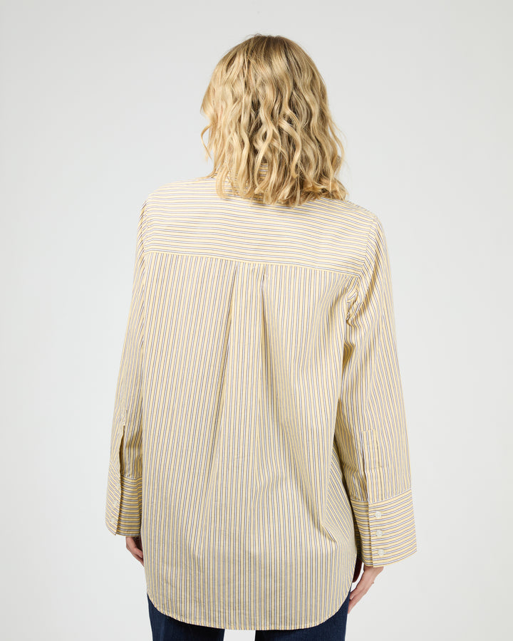 Nara Stripe Shirt Yellow