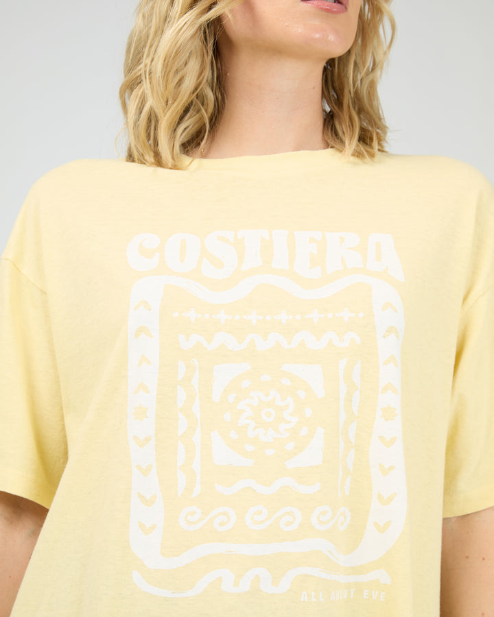 Costiera Relaxed Tee Yellow
