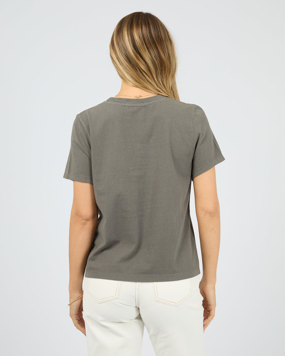Positano Regular Tee Charcoal