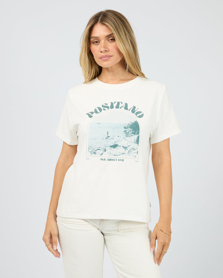 Positano Regular Tee Vintage White