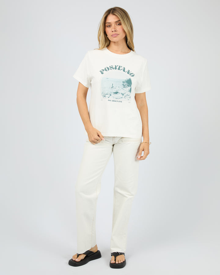 Positano Regular Tee Vintage White