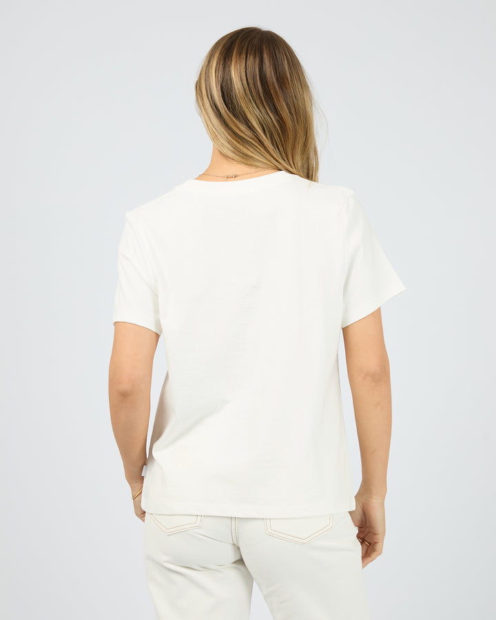 Positano Regular Tee Vintage White
