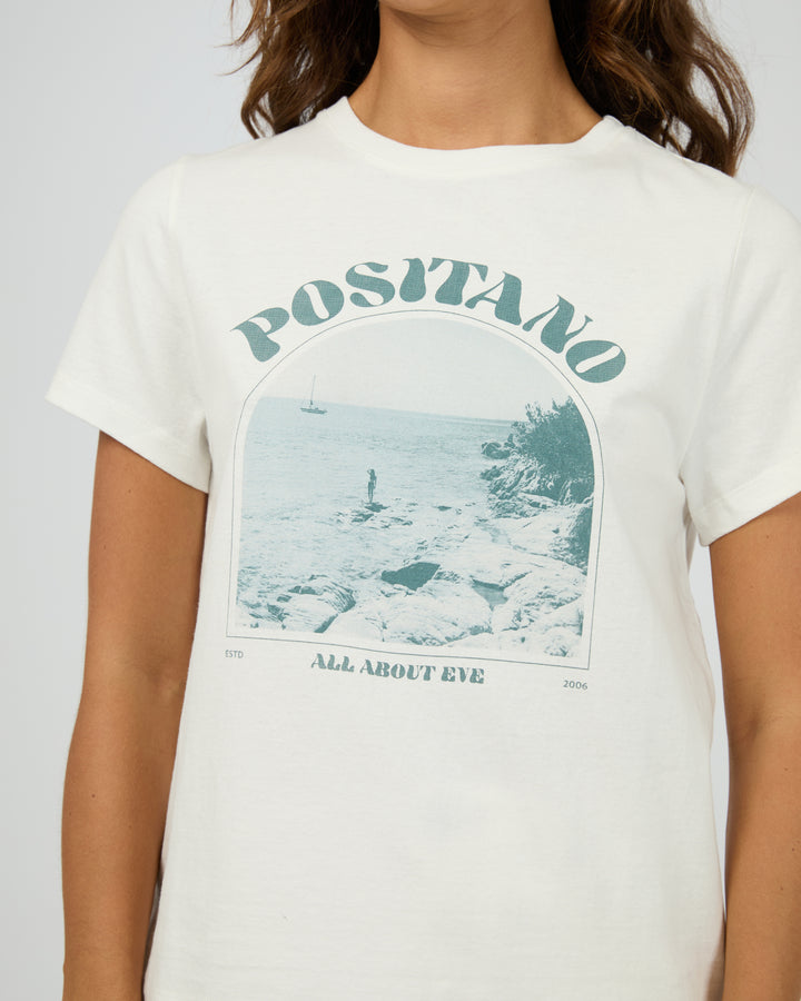 Positano Regular Tee Vintage White