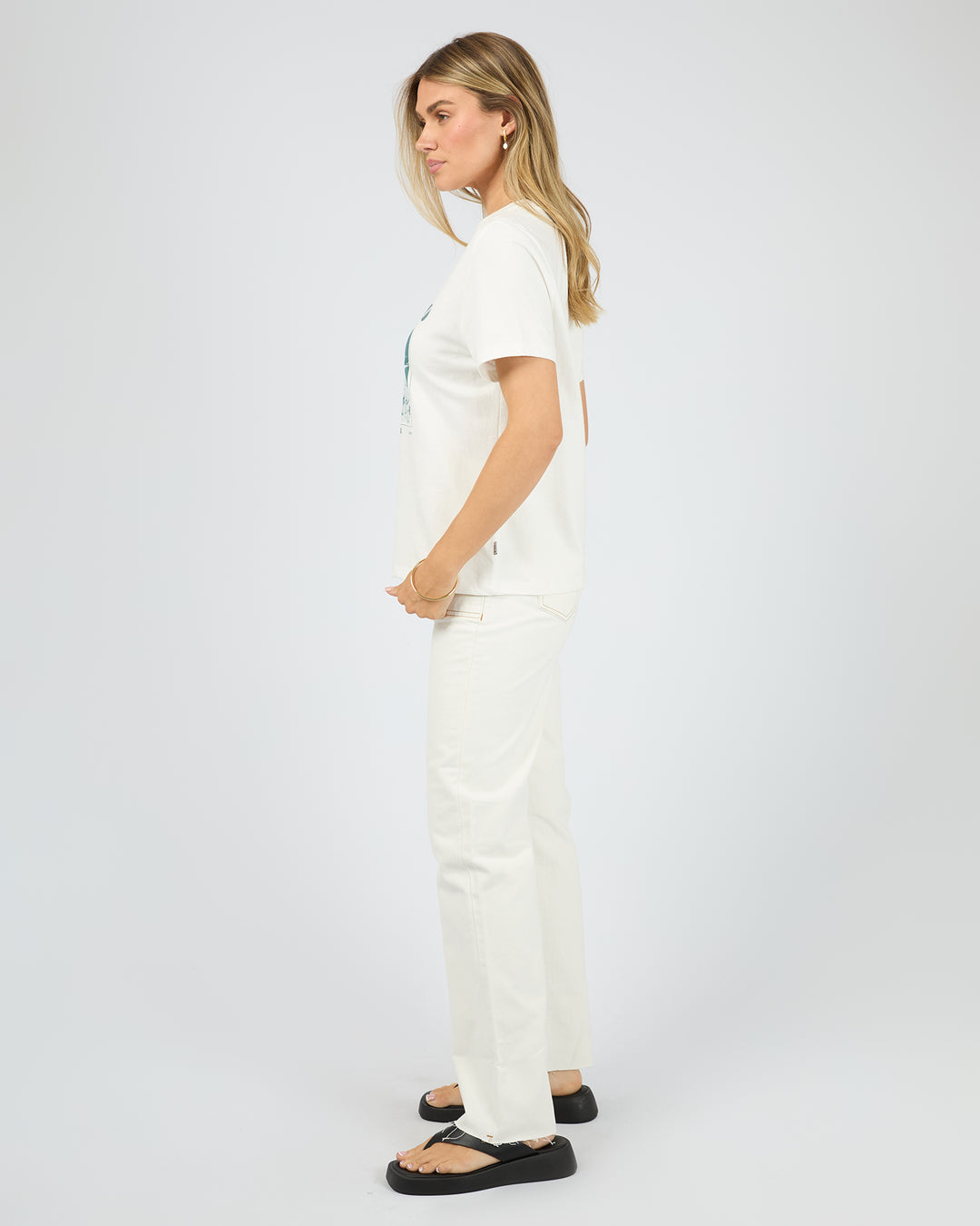 Positano Regular Tee Vintage White