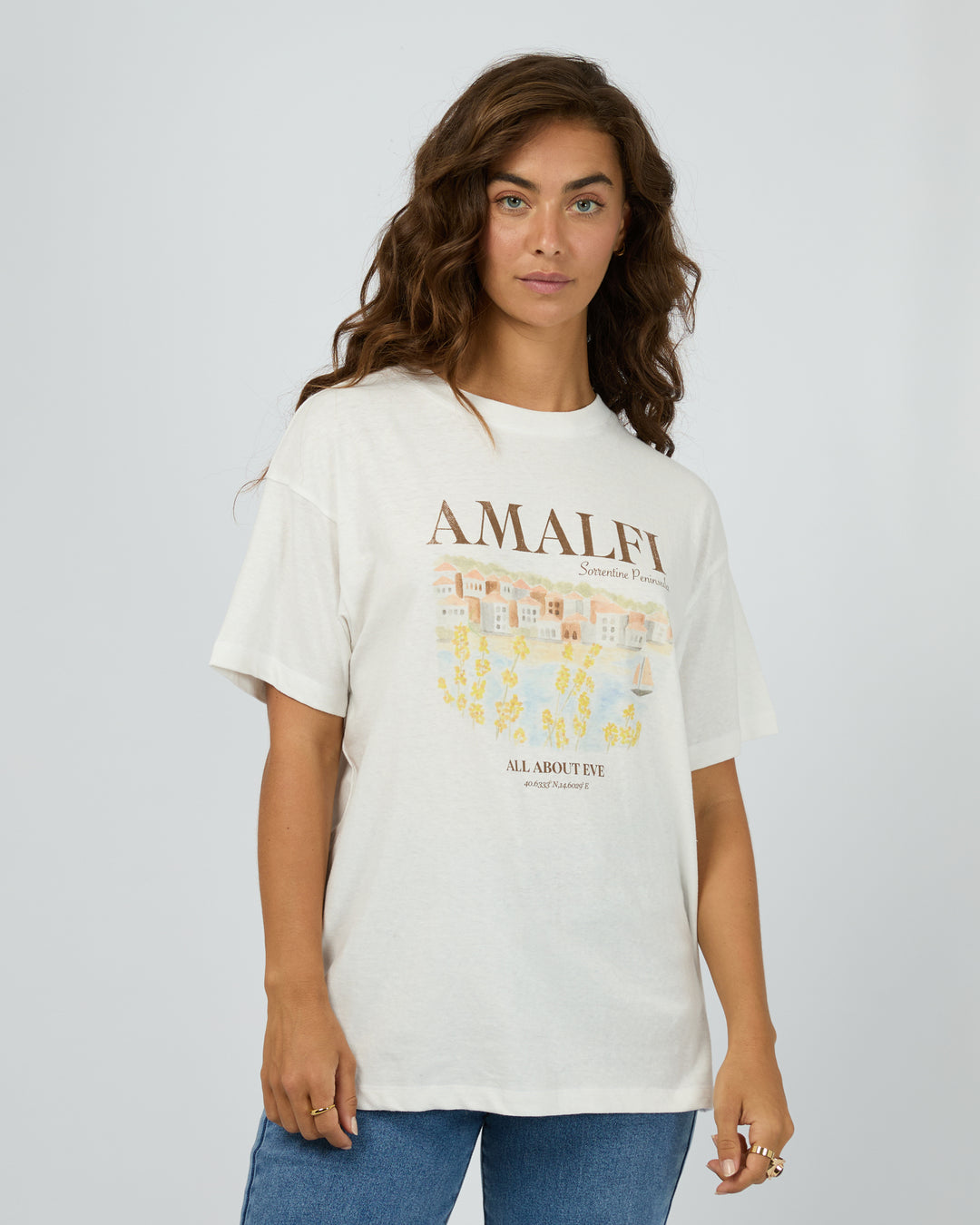 Amalfi Relaxed Tee Vintage White