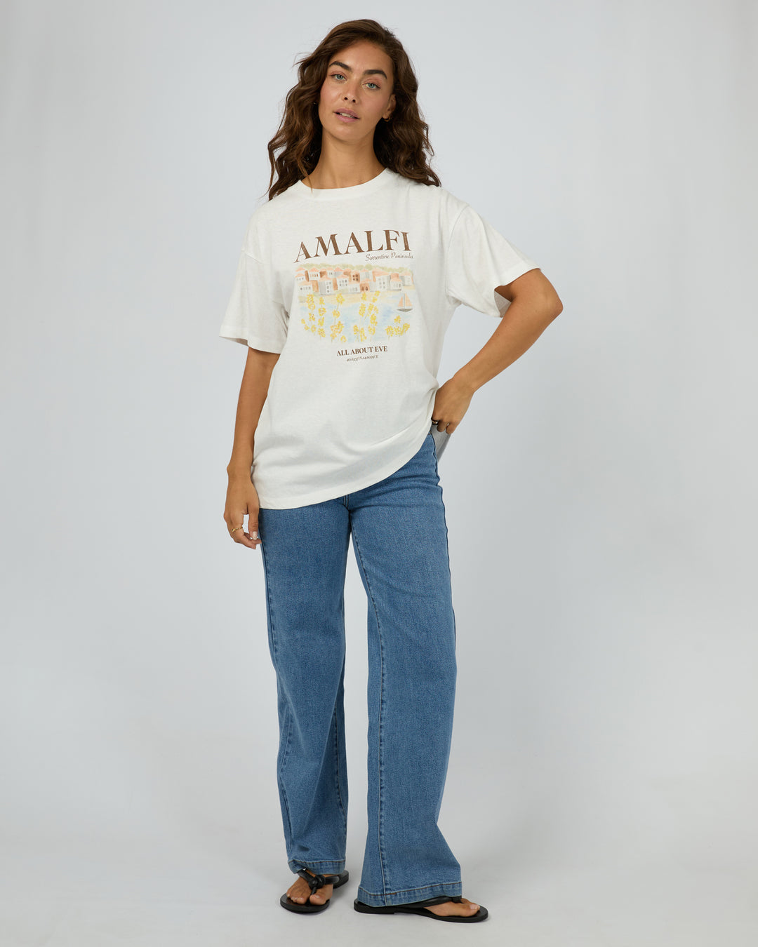 Amalfi Relaxed Tee Vintage White