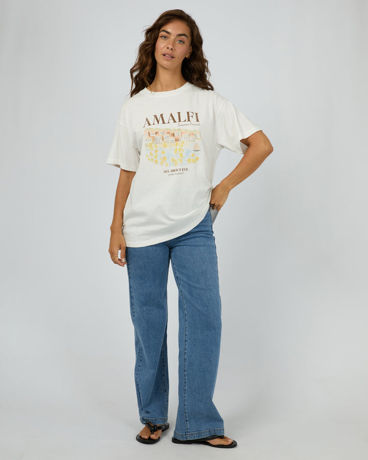 Amalfi Relaxed Tee Vintage White