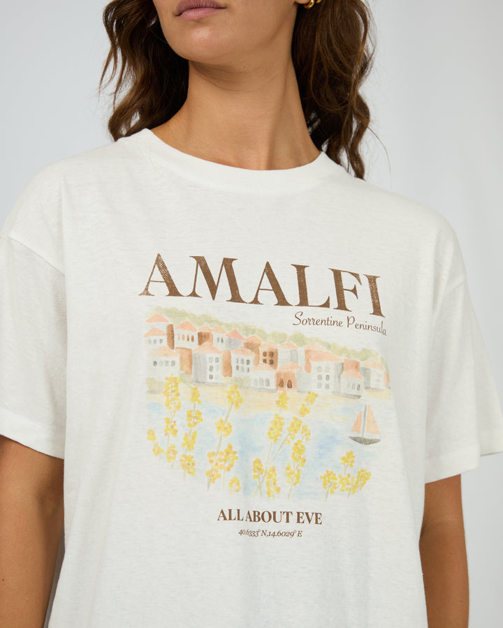 Amalfi Relaxed Tee Vintage White