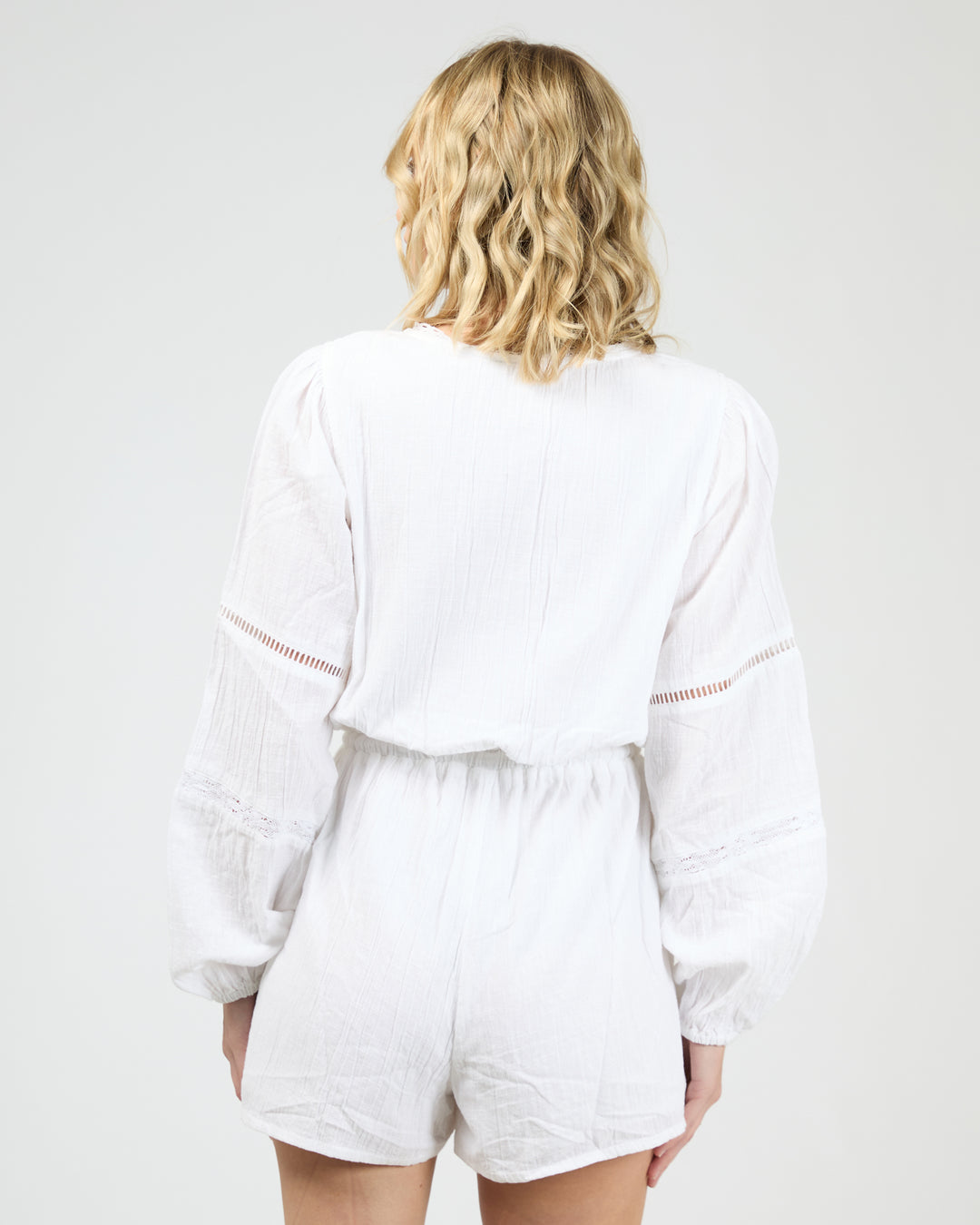 Dusty Playsuit White