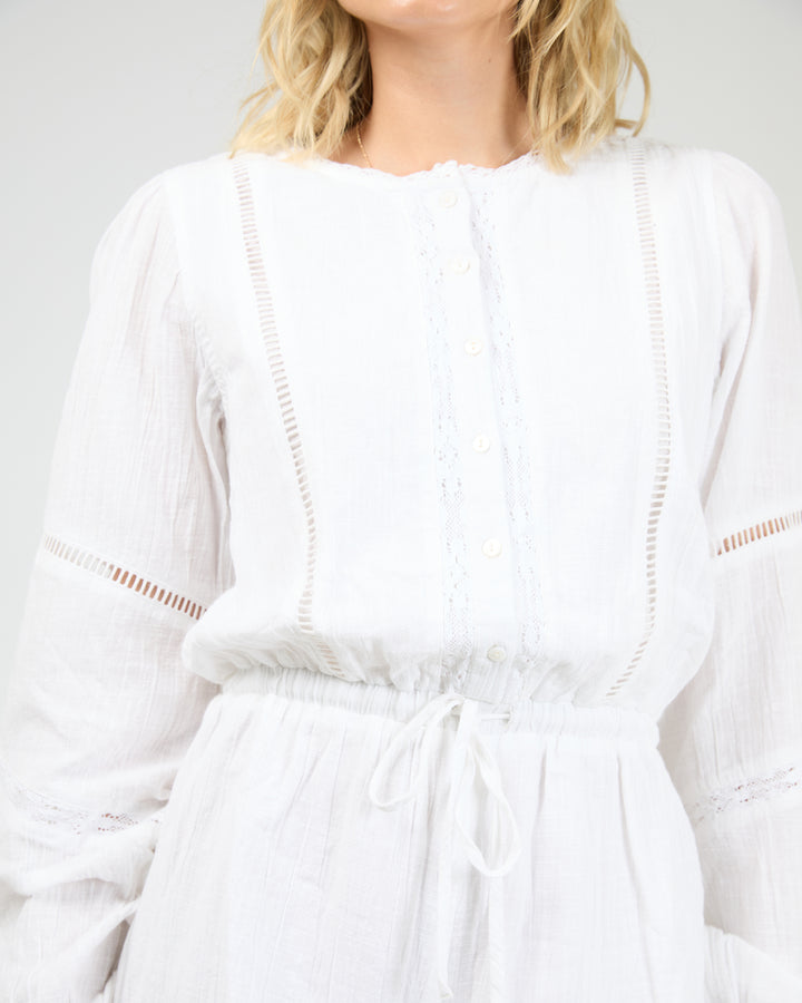 Dusty Playsuit White