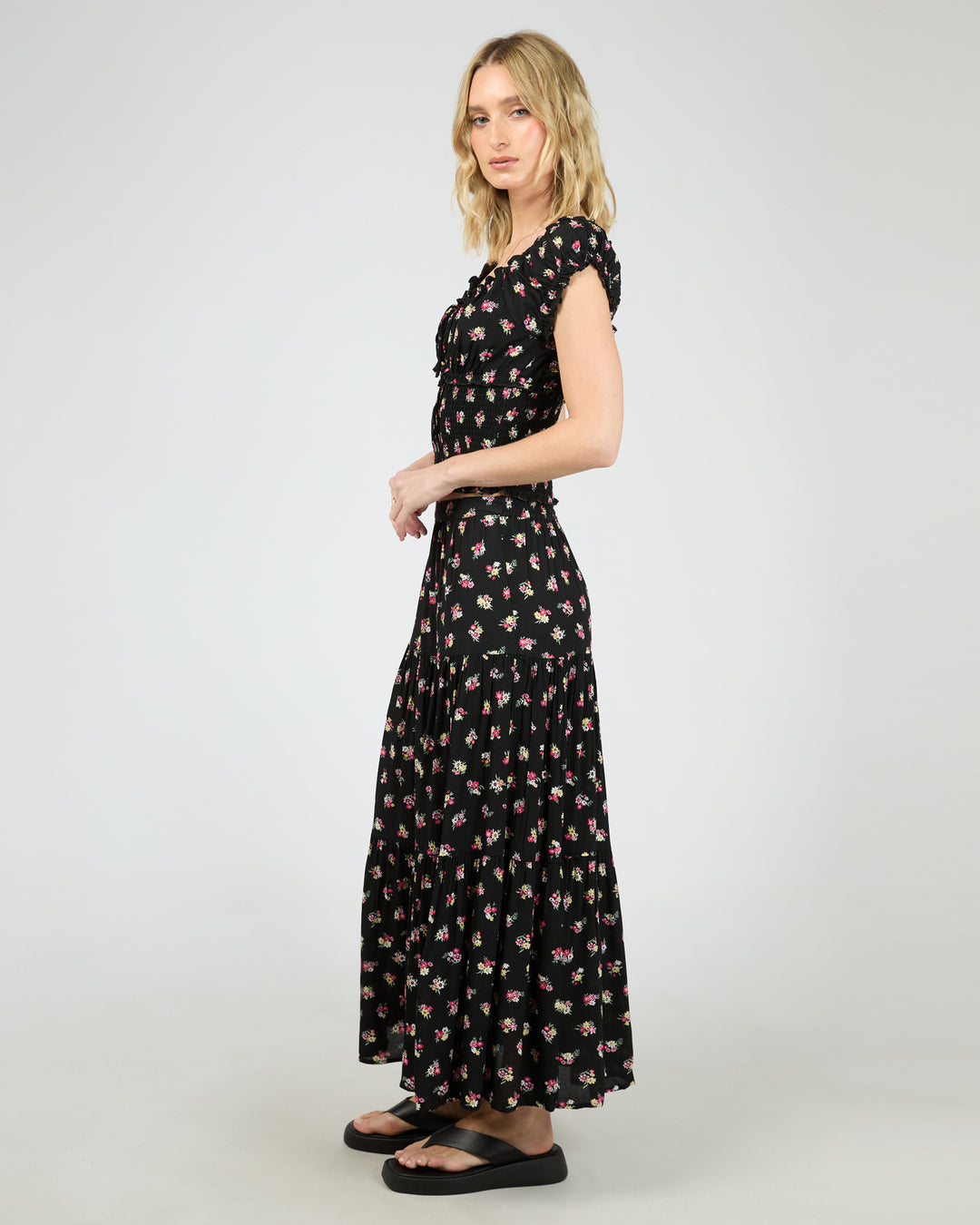 Vienna Maxi Skirt Print