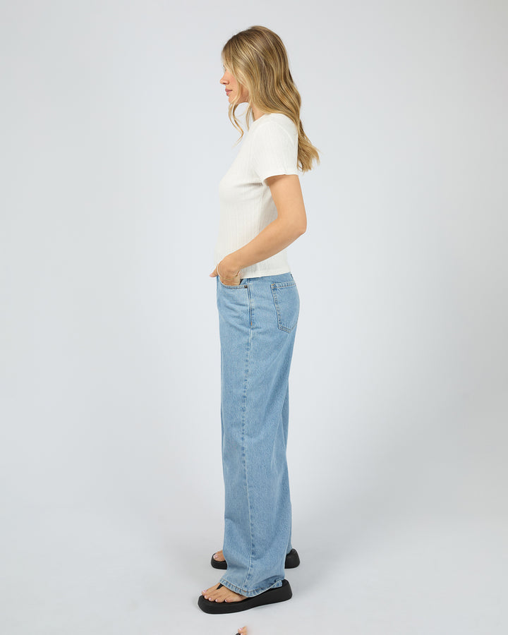 Postale Baby Tee Vintage White