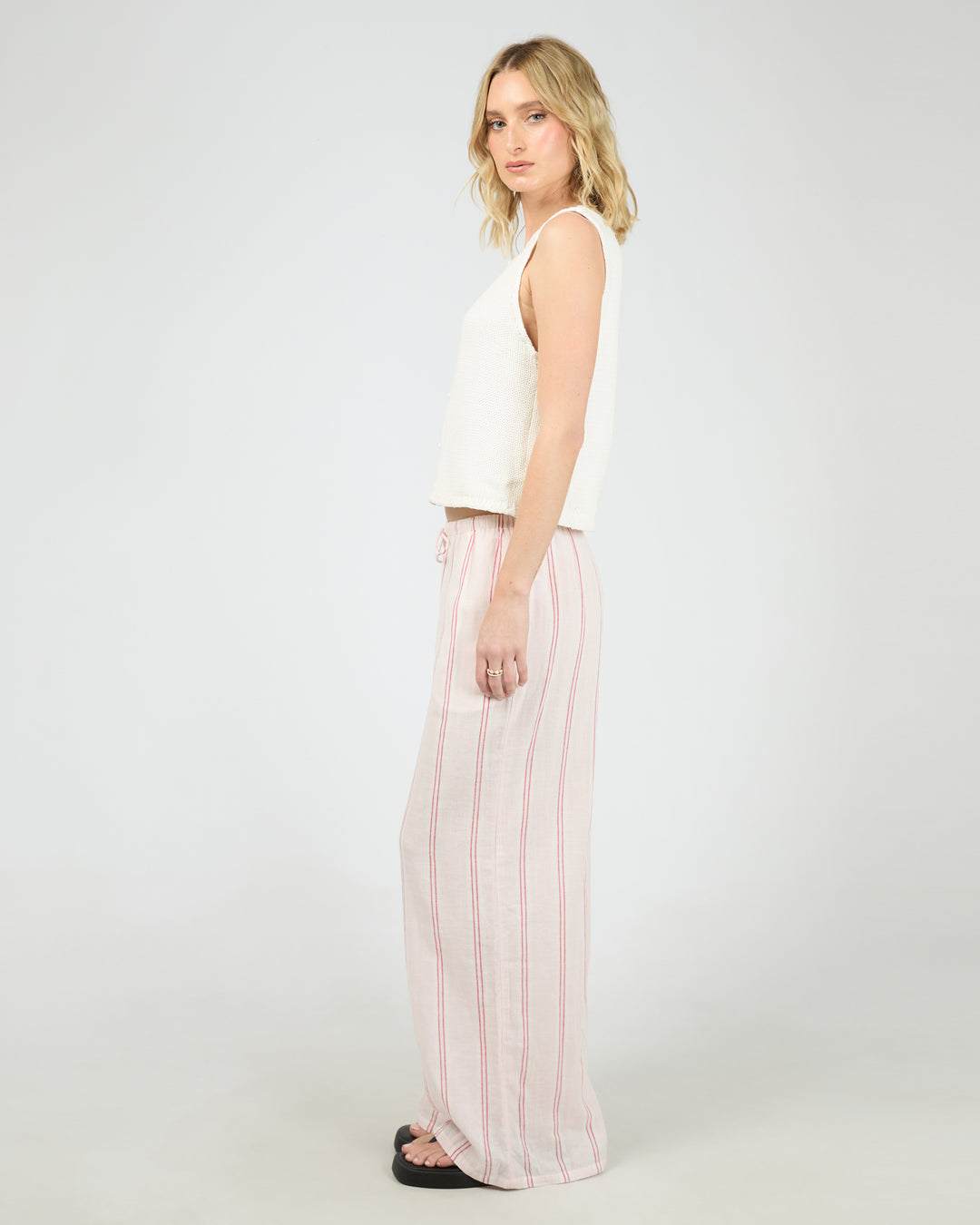 Addie Knit Top Vintage White