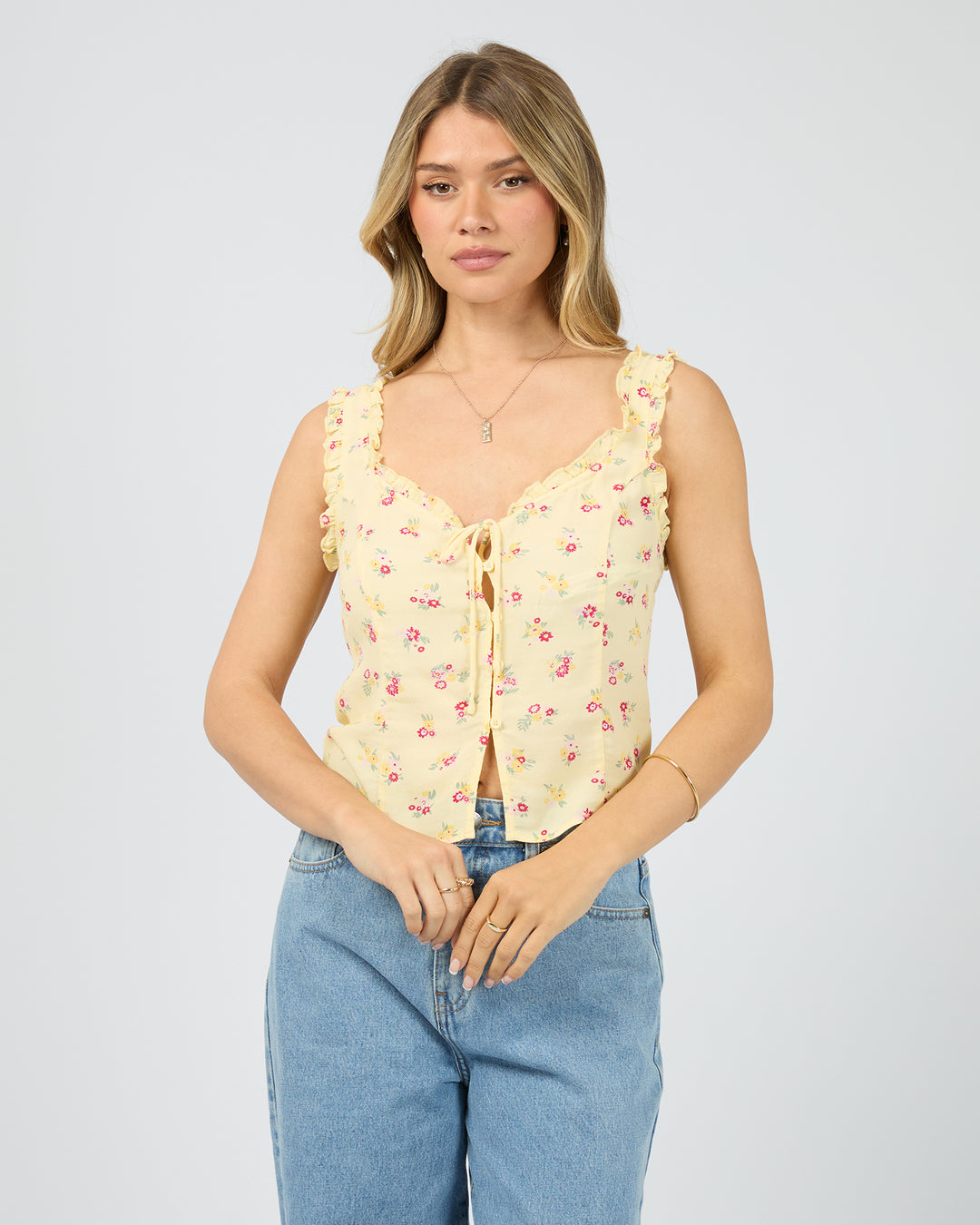 Birdie Top Print