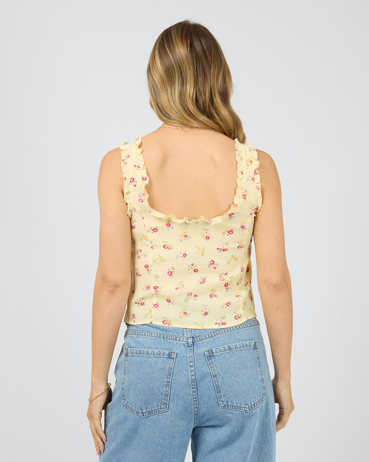 Birdie Top Print