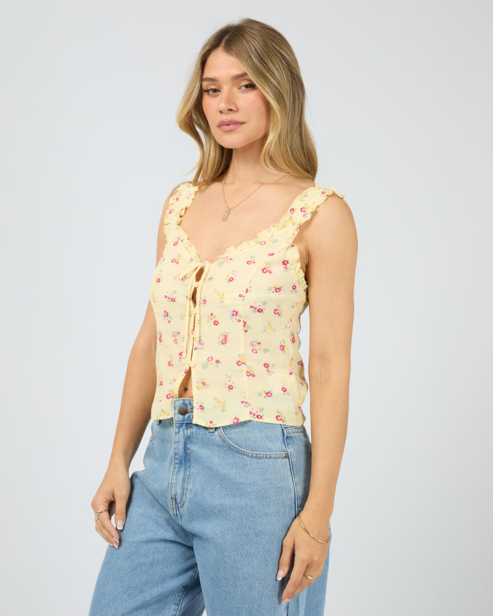 Birdie Top Print