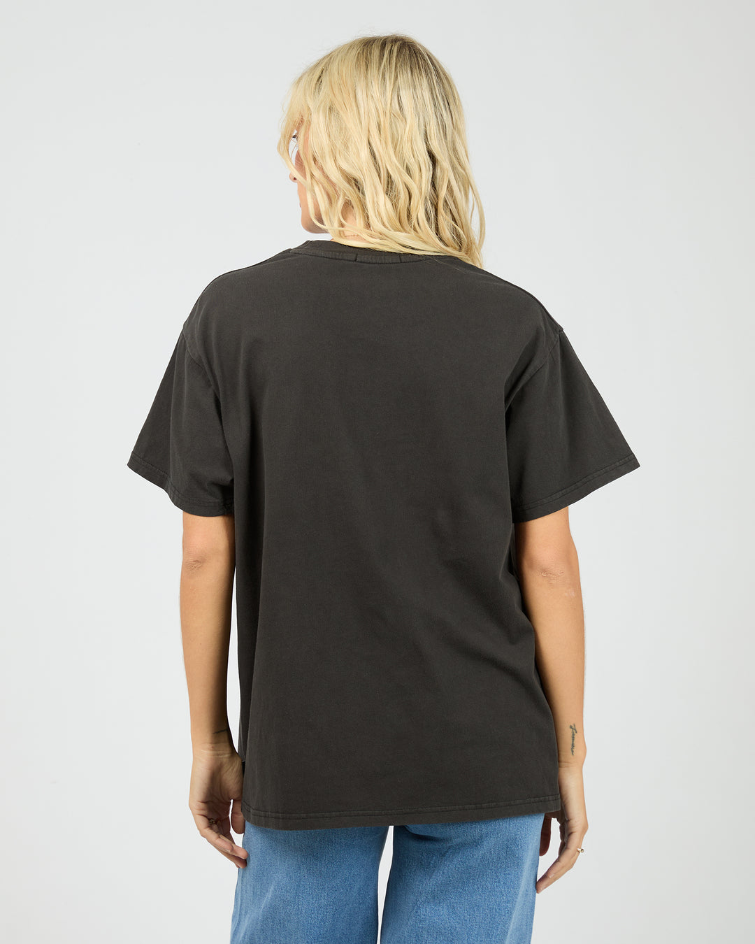 Montana Relaxed Tee Washed Black