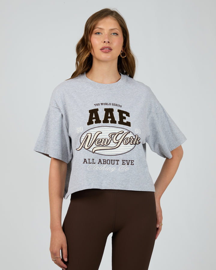 Athletica Relaxed Crop Tee Grm