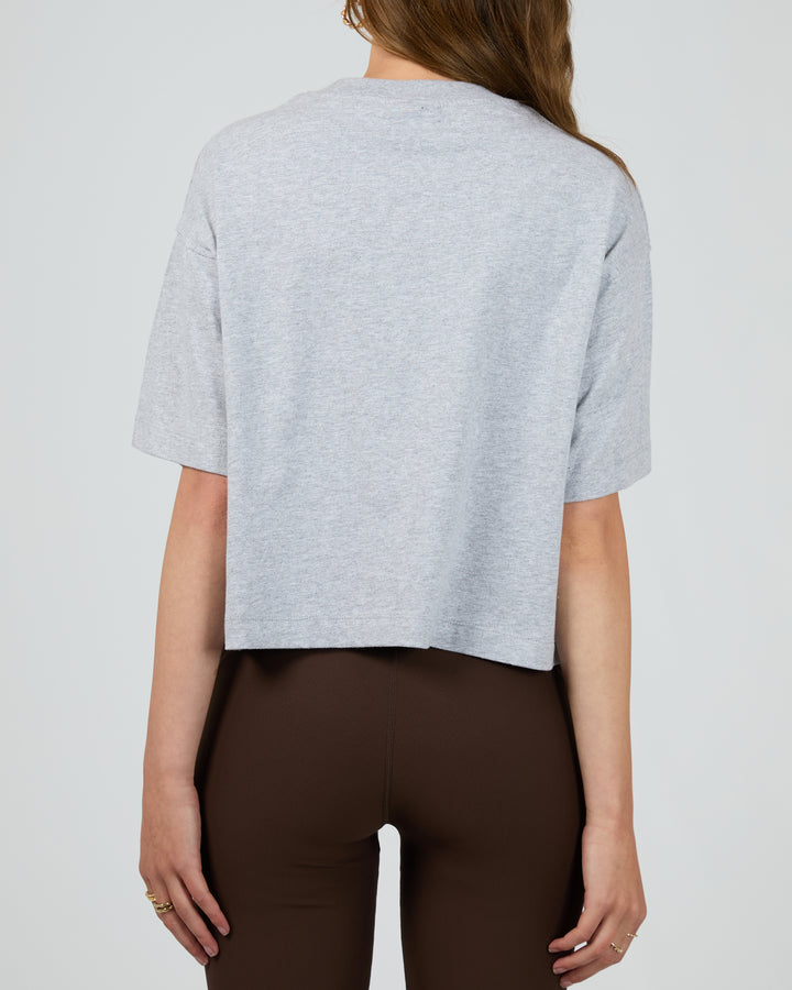 Athletica Relaxed Crop Tee Grm