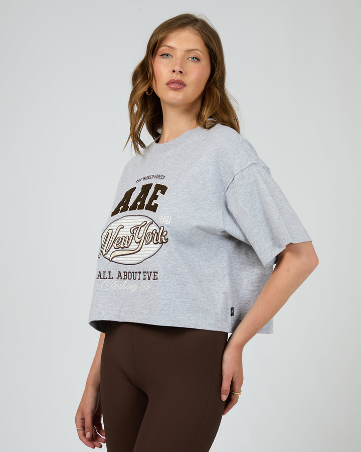 Athletica Relaxed Crop Tee Grm