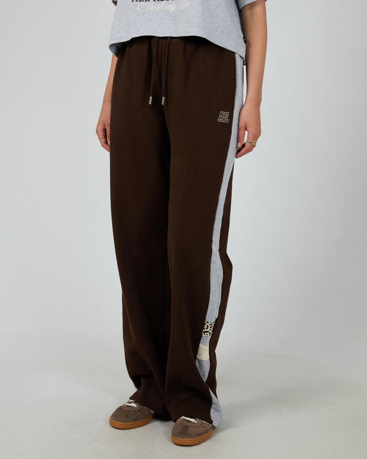 Athletica Panel Track Pant Brown