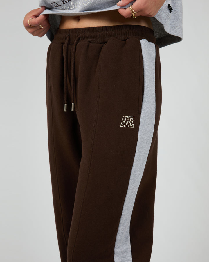Athletica Panel Track Pant Brown