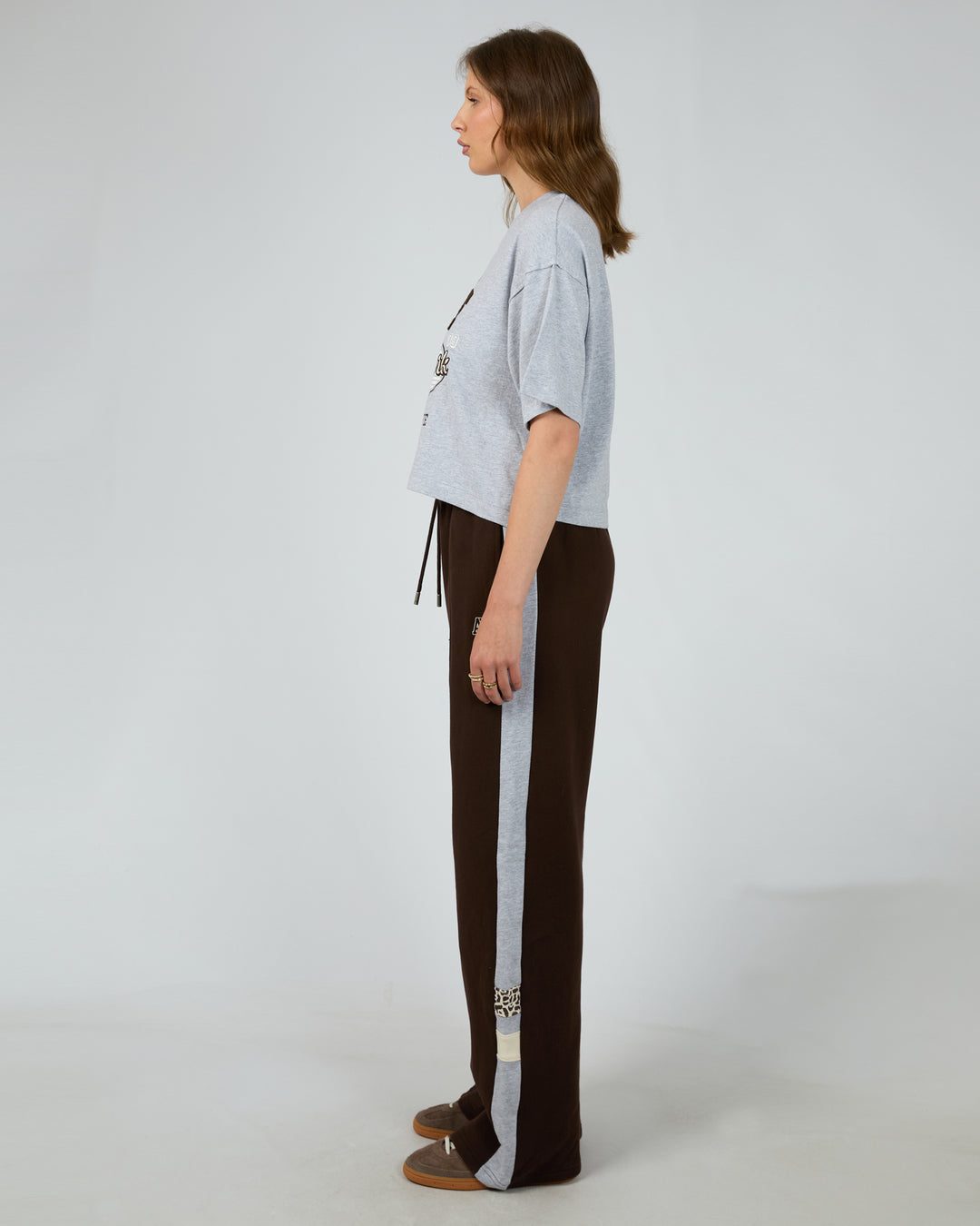 Athletica Panel Track Pant Brown