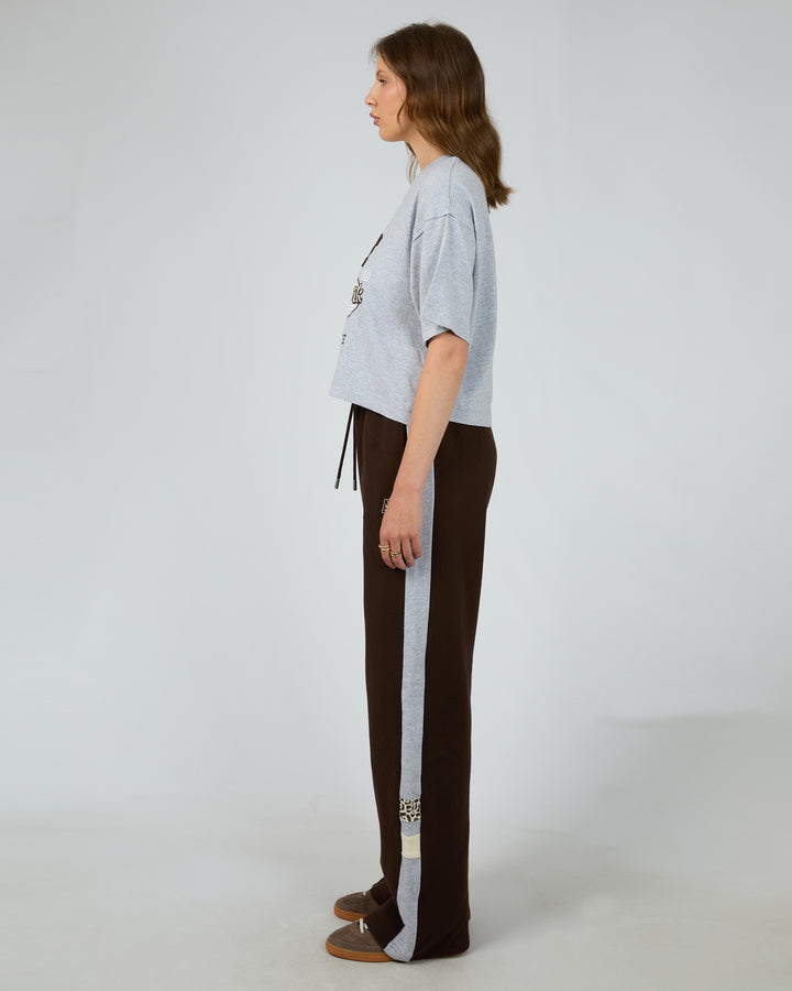 Athletica Panel Track Pant Brown
